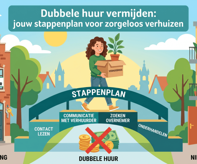 Dubbele huur vermijden: jouw stappenplan voor zorgeloos verhuizen