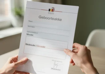 Je vrouw op de geboorteakte? Zo regel je het makkelijk!