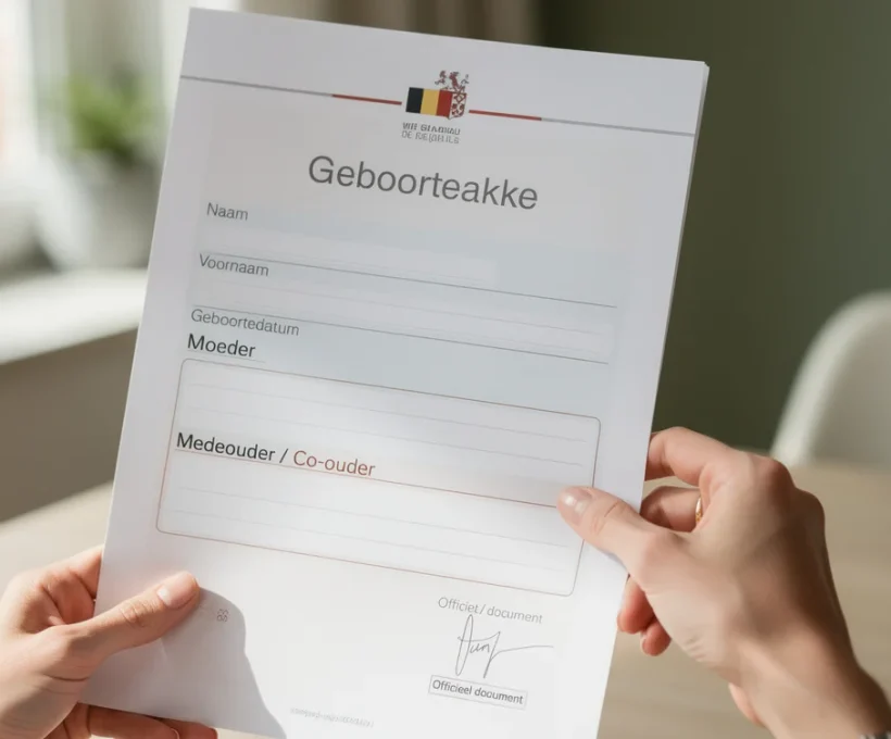 Je vrouw op de geboorteakte? Zo regel je het makkelijk!