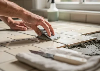 Voegen, tegels en kitranden zelf herstellen? Zo doe je