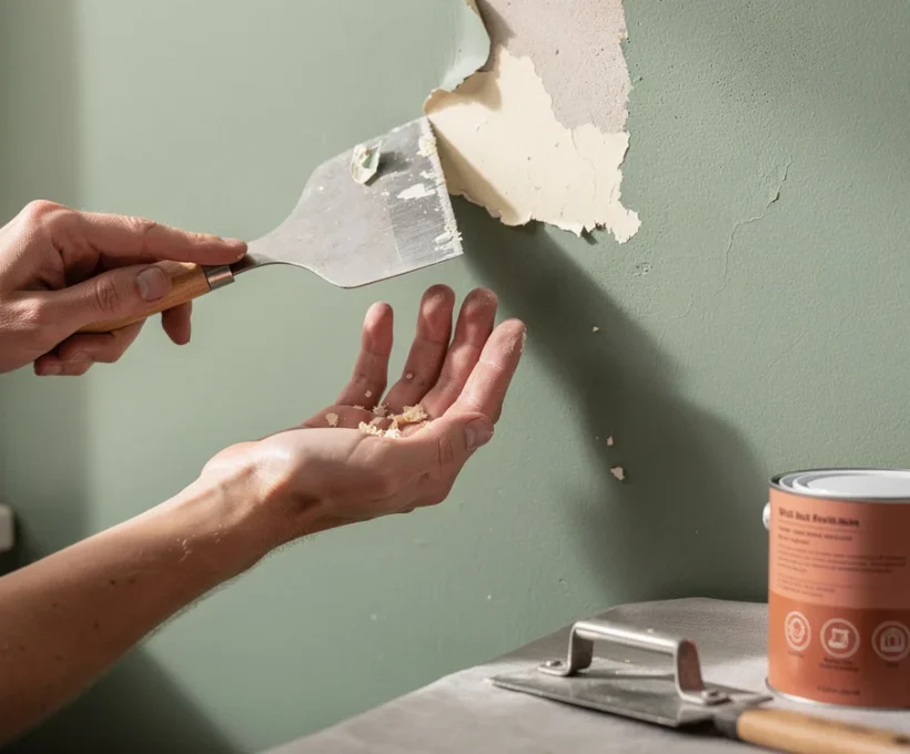 Loslatende verf op je muur? Zo pak je dat slim aan