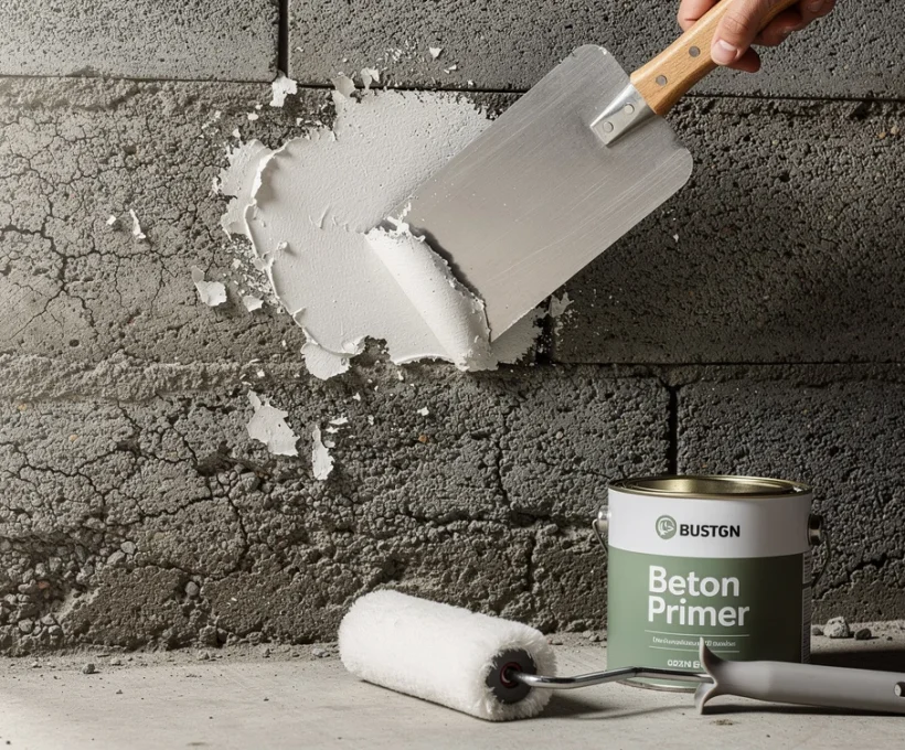 Losse spuitpleister op kaal beton? Zo herstel je het zelf!